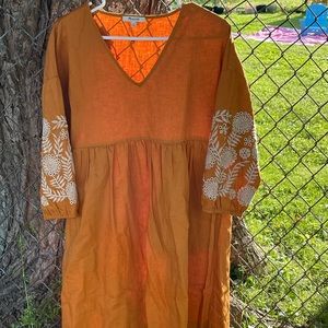 Madewell embroidered dress